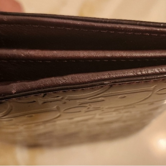 CHRISTIAN DIOR TROTTER MONOGRAM LEATHER LONG WALLET COA - Picture 5 of 9